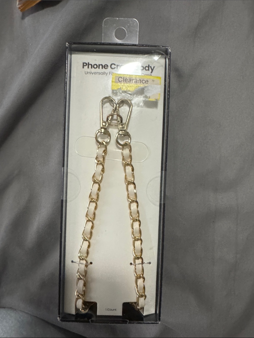 Gold Phone Chain Strap - Universal Phone Accessory